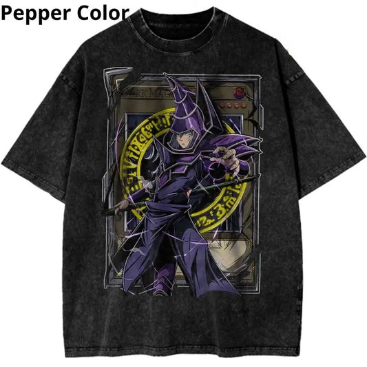 Dark Magician Shirt, Yu-Gi-Oh! Shirt, Anime Shirt, Vintage Tee, Graphic T-Shirt, T-shirt For man Top Menswear Womenswear