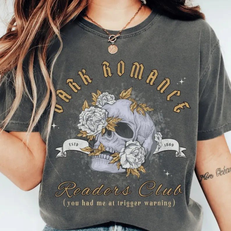 Dark Romance Shirt Romantasy Smut Shirt Bookish Things Id Rather Be Reading In My Villain Era Banned Books Shirt Goth Clothes Gothic Clothes