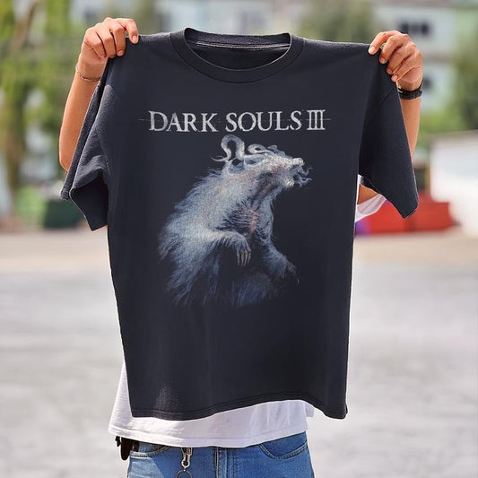 Dark S0Uls Iii Elter Ghru Vintage  Black T-Shirt Unisex Shirt Gift for him, Gift for her, Gift for fan