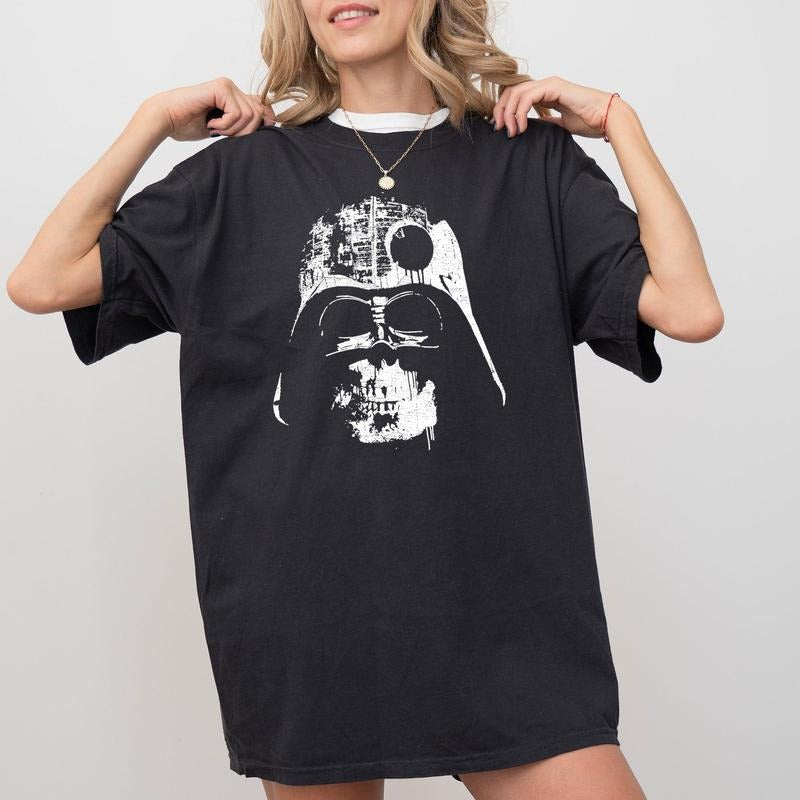 Darth Vader, Helmet, Skeleton, Ghost, Witch, Skull, Funny, Spooky, Aesthetic, Meme, Halloween, Costume, Tshirt, Women's, Comfort Colors Tee, Spooky, Tshirt, Witch, Pumpkin, Ghost, Skeleton