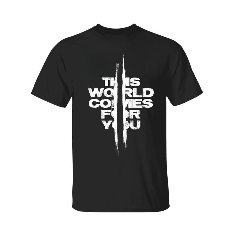 Days Gone This World Comes For You Distressed Chest Logo Premium T-Shirt, For Men, For Women