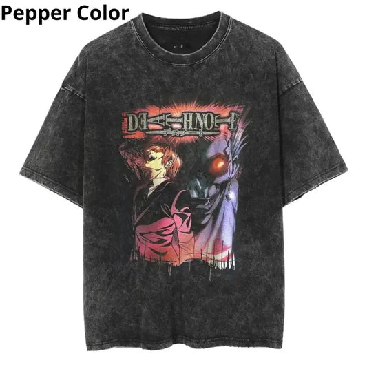 Death Note Dark Manipulation Vintage T-Shirt, Death Note Shirt, Anime Shirt, Graphic Tee, T-shirt For Men Top Menswear Womenswear