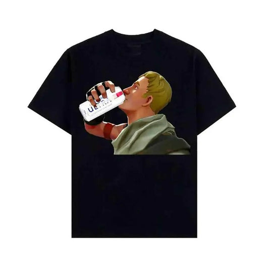 Default Drinking Beer Ultra Light T-Shirt Graphic Tee Shirt for Men Women Fans