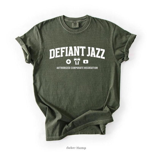 Defiant Jazz Severance Shirt, Retro Severance TV Show Shirt, Macrodata Refinement Dept Tee, Severance Fan Gift, Corporate Dystopia Shirt