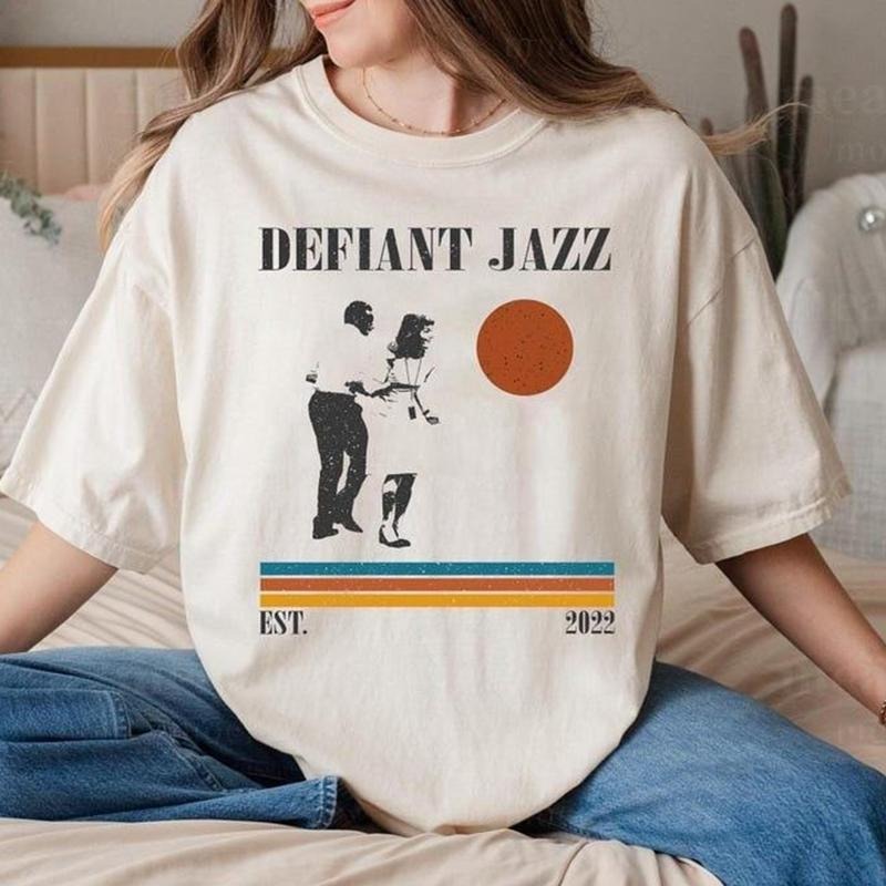 Defiant Jazz Shirt - Severance TV Show T-Shirt, Retro 90s Vintage Tee, Sci-Fi Fan Gift, Severance Merchandise, Gift for Him & Her