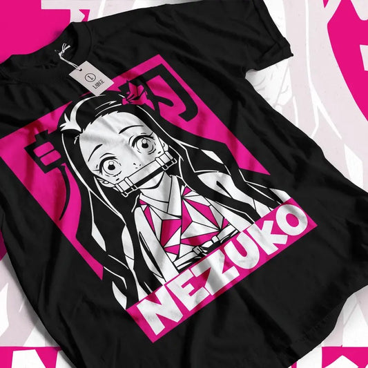 Demon Slayer Nezuko Tee - Iconic Demon Warrior , Anime shirt, Japanese Anime, Birthday Gift