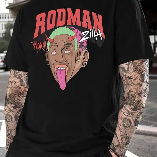 Dennis Rodman 90s bootleg t-shirt Dennis Rodman vintage basketball t-shirt gift for basketball fan gift for him Chicago graphic t-shirt , Gift for Him, Gift For Her, Vintage Y2K, Menswear Top Cotton
