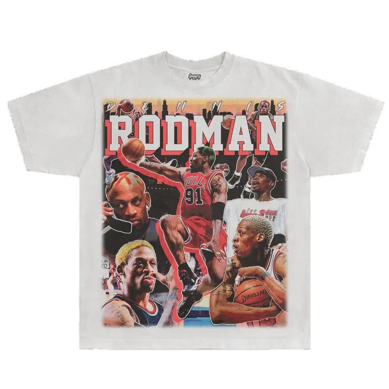 Dennis Rodman Bulls Classic Tee | Vintage Tee Graphic T-Shirt Sweatshirt Hoodie | Sport Tee - Gift For Fan