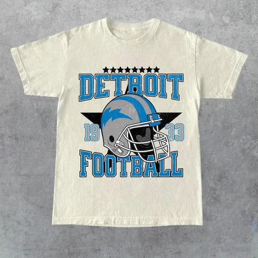 Detroit Football Shirt, Football Crewneck, Retro Detroit Football Shirt, Football Gift,Vintage Graphic Football Team, Gift for Fan