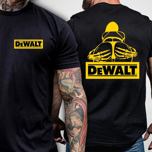 Dewalt Funny 2 Sides T-Shirt - Sweatshirt - Hoodie, Dewalt Lover Hoodie, Unisex Lady Dewalt Sweatshirt Classic Fabric Tee Shirt Human Casual Menswear Womenswear Sweater Top for Men Women