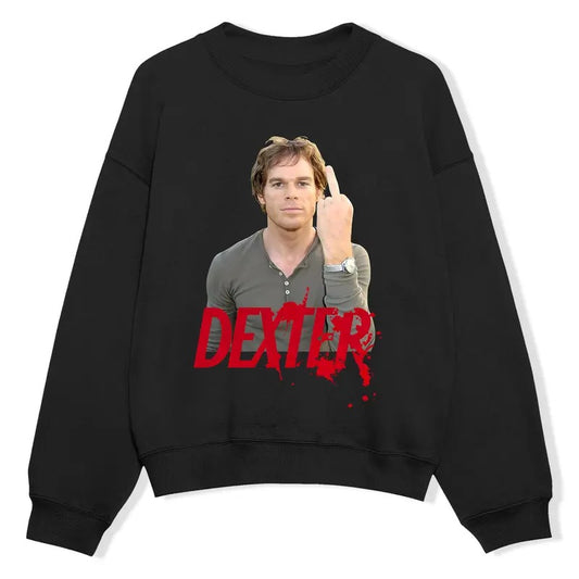 Dexter Morgan Limited Edition Middle Finger Vintage Shirt, Dexter Morgan Shirt, Gift For Man Unisex Shirt, Hoodie, Sweatshirt, Rock Style Bootleg Teestyle{n002}2
