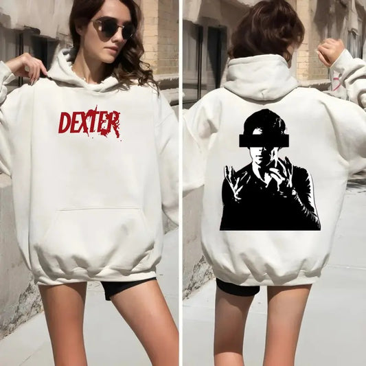 Dexter Sweatshirt 2 Sides, Dexter Tv Show, Michael C.Hall, Dexter Morgan He's Got A Way With Murder Shirt Hoodie, Unisex Sweater Pullover Tee