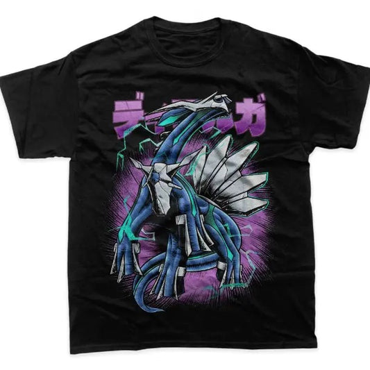 Dialga Vintage Tee, Dialga T-Shirt, Pokemon Graphic Tees, Unisex Anime Shirt, Sweatshirt, Gym Shirt Menswear Womenswear Streetwear