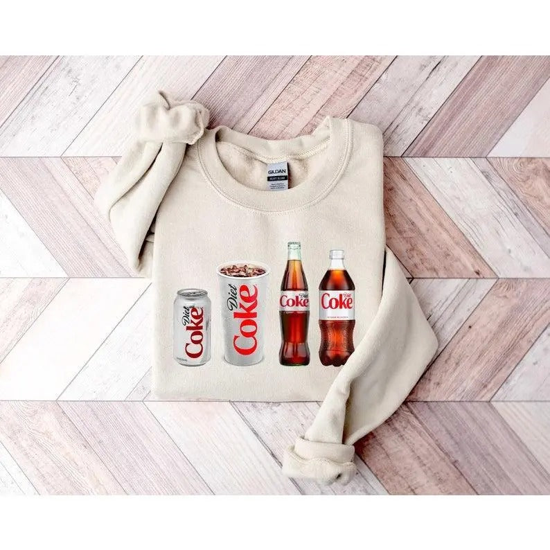 Diet Coke Shirt, Diet Coke Lover Sweatshirt, Funny Coke Shirt, Coke Lover Sweater, Coke Long Sleeve, Diet Coke  Long Sleevestyle{n002}2
