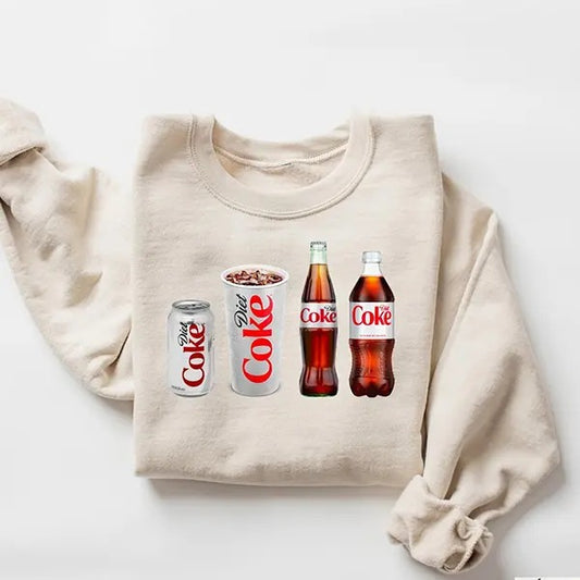 Diet Coke Sweatshirt, Diet Coke Lover Tshirt, Funny Soda Shirt, Coke Lover Sweater, Coke Lover Gift, Diet Coke Crewneck