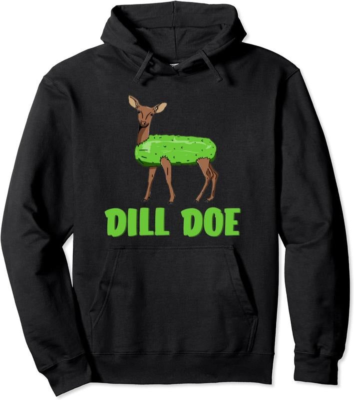 Dill Doe Funny Adult Humor Funny Nature Deer Redneck Hoodie | Unisex Hooded Sweatshirt | FAST SHIPPING