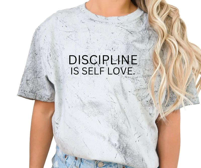 Discipline Is Self Love Comfort colors Tee shirt