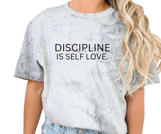 Discipline Is Self Love Comfort colors Tee shirt
