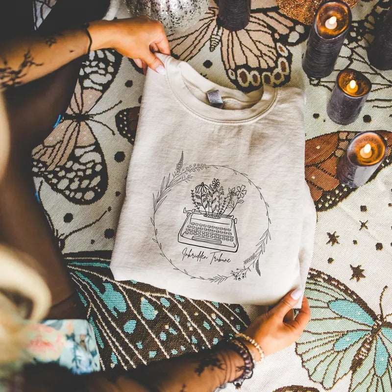 Divine Rivals Sweatshirt, Inkridden Tribune Crewneck, Bookish Merch, Gifts for Book Lovers, Booktok Shirts, Booktok Merch