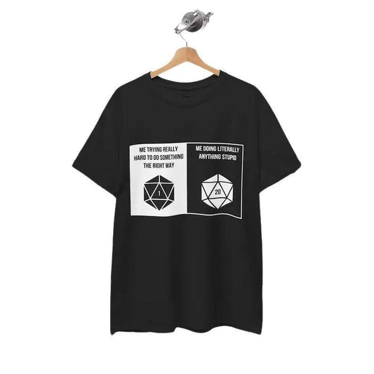 DnD Roll T-Shirt | Season 2 | Dungeons & Dragons | Gift | Gamer | RPG | Board Games | Nat 20 | Funny | Nat 1 | Punk | Geek | DnD | ADHD&D