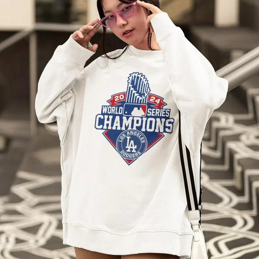 Dodgers Shirt Vintage LLA Baseball World Series 2024 T-Shirt for Men Women Fans