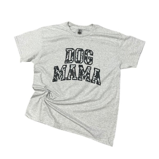 Dog Mama varsity T-shirt or Long sleeve Crewneck comfy casual fit graphic tees cute shirts Top Womenswear