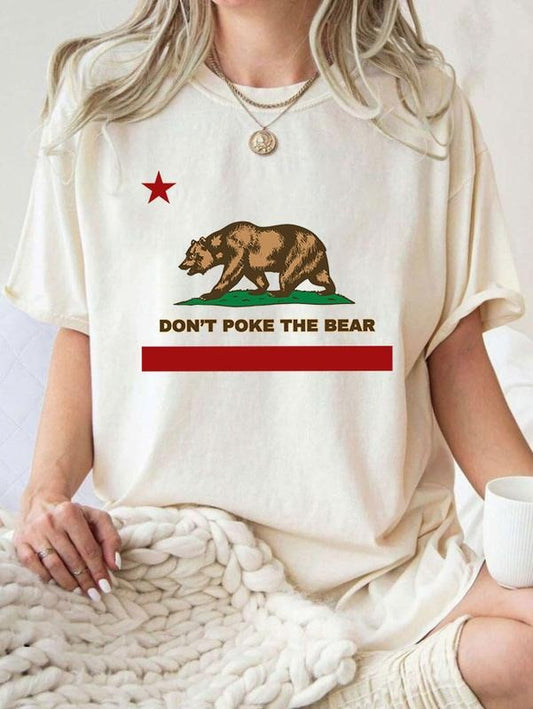 Don't Poke The Bear Shirt, Protest Bear Shirt, Trendy Tee