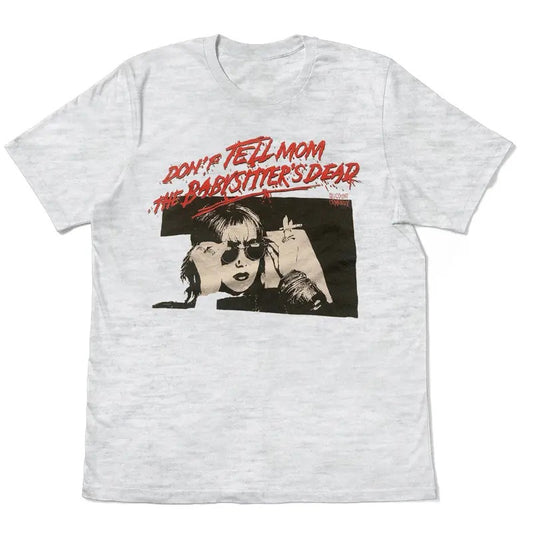 Don't Tell Mom The Babysitter's Dead T-shirt, Vintage Horror Halloween Tee for men and women Menswear Soft
