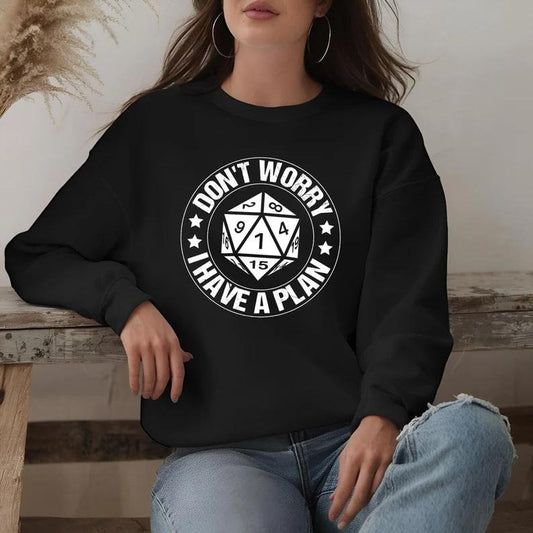 Don't Worry I Have a Plan Shirt, Funny Gift for Him and Her, Gifts for Gamer, Playing Game Shirt, Funny Dungeons D20 Tshirt, Funny Gamer Shirt, Dungeons and Dragons 1974 shirt, DnD shirt, Dungeon Master shirt, DnD gift shirtstyle{n002}3