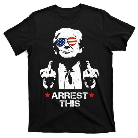Donald Trump Arrest This Funny 2024 Election T-Shirt Menswear Top