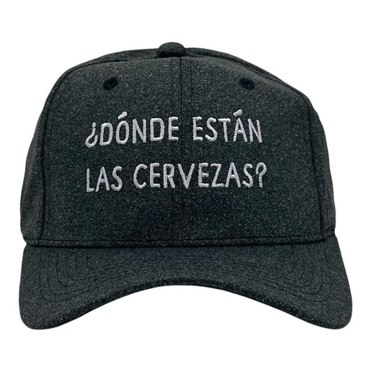 Donde Estan Las Cervezas Hat Funny Sarcastic Spanish Cinco De Mayo Graphic Novelty Cap Funny Hats Cinco De Mayo  Funny Drinking  Novelty Caps for Men Black - Standard
