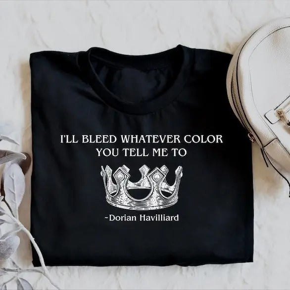 Dorian Havilliard Shirt, Throne Of Glass Shirt, SJM Merch, Manon Blackbeak Shirt, ACOTAR, Book Lover Gift, Aelin And Rowan, Fantasy Tshirt