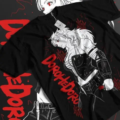 Dorohedoro T-shirt Ebisu Nikaido Noi Horror Kawaii Anime Gift Shirt All Size