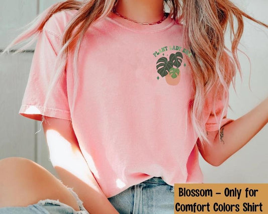 Double Sided In My Plant Lady Era Comfort Colors Shirt, Plant Mom T-shirt, Mother's Day Gift For Mama, Crazy Plant Lady, Gardening Lover