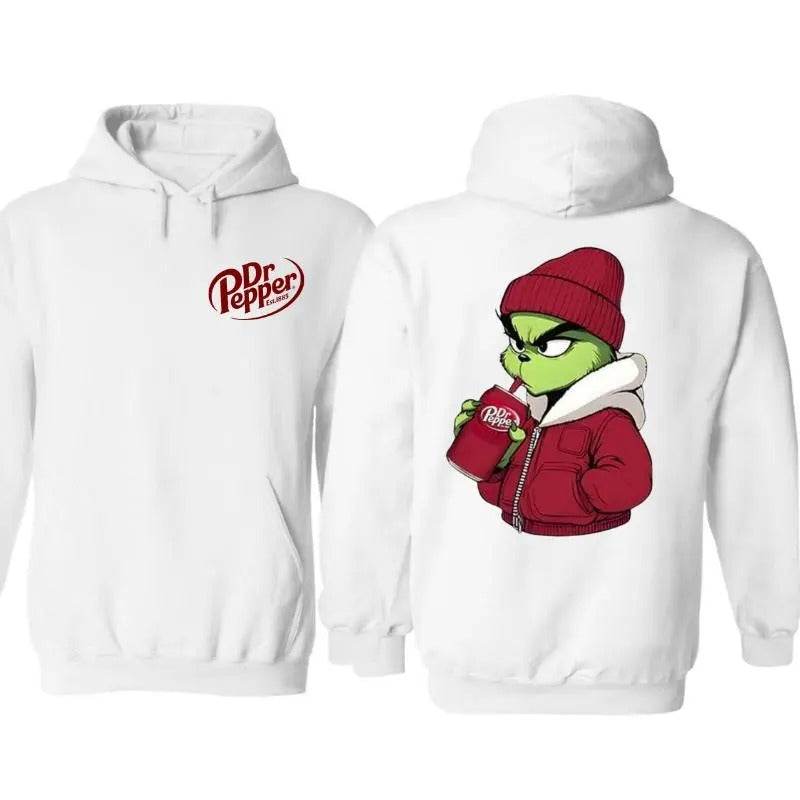 Dr Pepper Grinh Hoodie Sweatshirt T-shirt, Dr Pepper Christmas Shirt, Dr Pepper Lover Shirt, Fall Hoodie, Shirt For Men, For Women