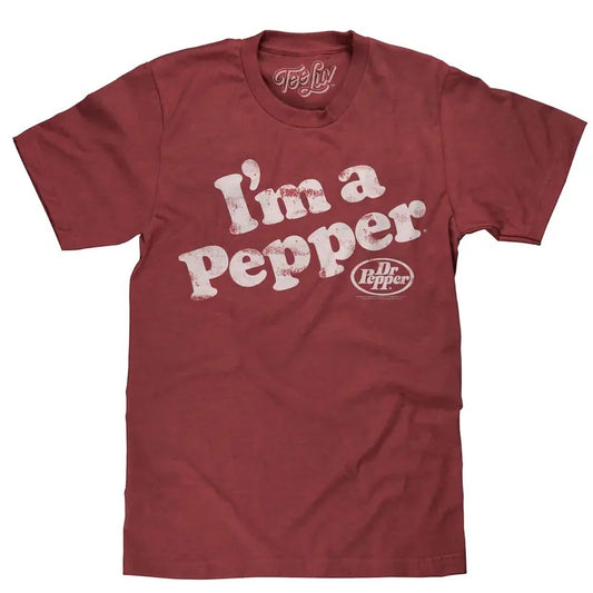 Dr Pepper I'm a Pepper T-Shirt - Red