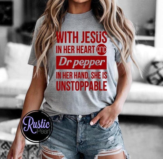 Dr Pepper shirt , mom shirt, gift for her, soda lover, gift for mom, gift for friend