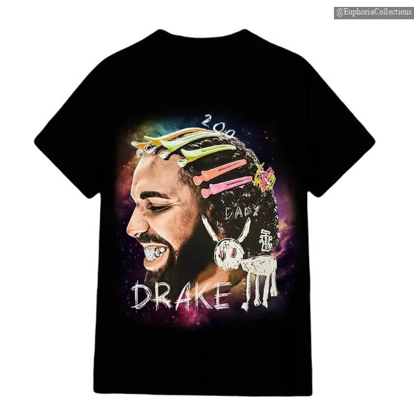 Dr@ke T-Shirt | Rap Merch Graphic Tee | For All The D0gz | Rare Hip Hop Graphic T-shirt , Global Trending Outfits