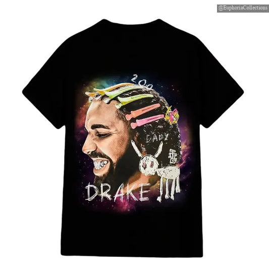 Dr@ke T-Shirt | Rap Merch Graphic Tee | For All The D0gz | Rare Hip Hop Graphic T-shirt , Global Trending Outfits
