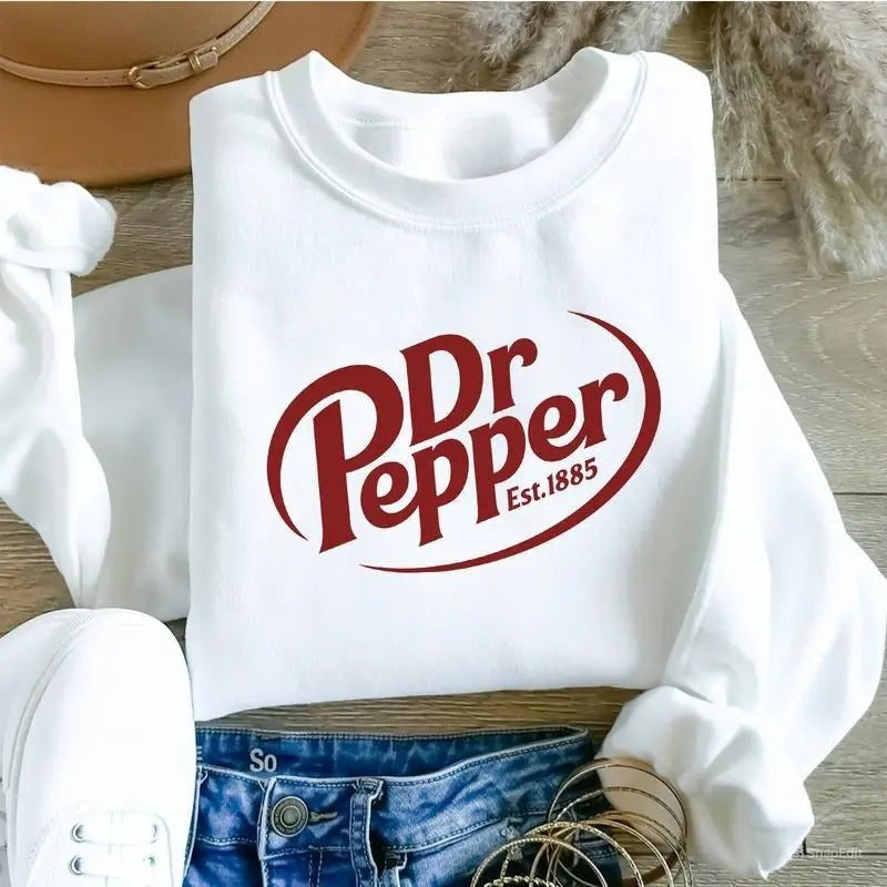 Dr. Pepper Sweatshirt, Dr Pep.per Lover, Dr Pepper Gift, Gift for Girlfriend
