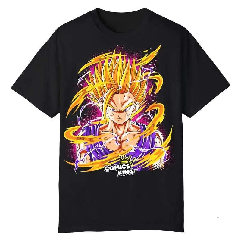 Dragon Ball Vintage Anime Shirt, Gohan T-Shirt, Dragon Ball Super Saiyan Tee, Anime Merch, Gift For Anime Fans, Gift Anime Lover