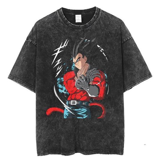 Dragon Ball Vintage Tee, Vegeta T-Shirt, Dragon Balll Shirt, Anime Shirt, Gift For Anime Fans, Gift Lover, Unisex Anime Gift Menswear Top Streetwear