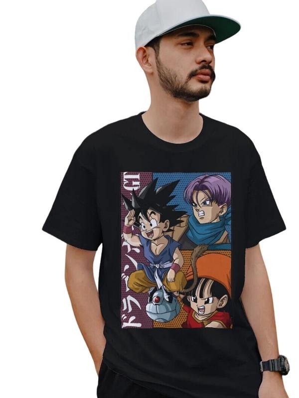 Dragon Ball Z Anime Tee: Authentic DBZ Merch with Manga-inspired Style