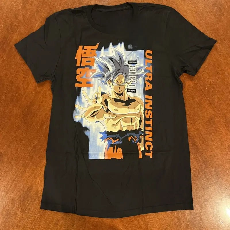 Dragon Ball Z Shirt Black Medium Ultra Instict Goku Graphic Tee Anime,  Goku tshirt, Anime Tshirt, Dragon Ball Tshirt, Manga, Dragon ball Merch, Anime Merch, Goku Merch, Anime Graphic Tee, Gift for fan, Gift for him, Gift for her Menswear Top