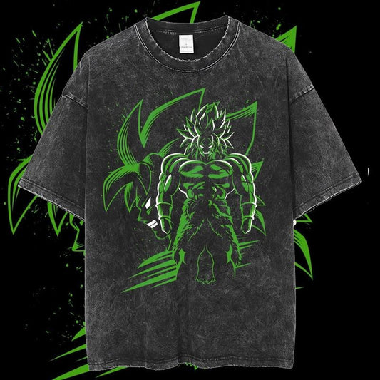 Dragon Ball Z Vintage Anime Shirt, Broly T-Shirt, Dragon Ball Shirt, Anime Merch, Gift For Anime Fans, Unisex Anime Gift Menswear Top Streetwear
