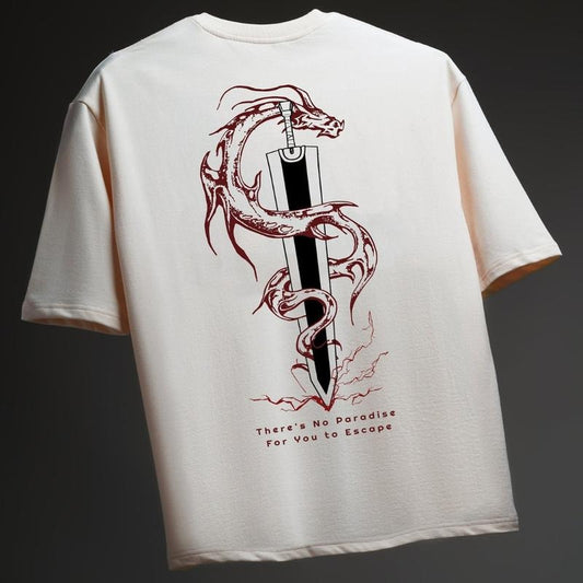 Dragon Slayer - Berserk Shirt - 100% Cotton, Classic Fit, Unisex, Short Sleeve, Graphic Design, Not Embroidered, Machine Washable - Menswear