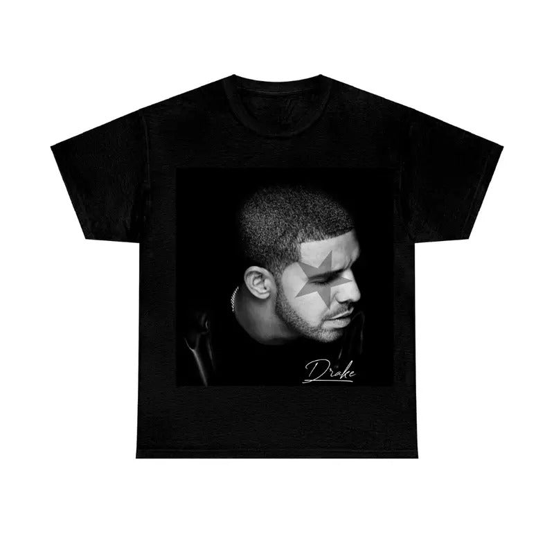 Drake Black Star Shirt, Tour 2025 Rap Tee