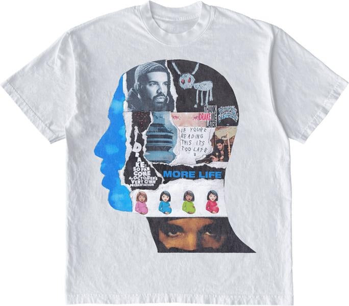 Drake Head Album T-Shirt Graphic Vintage Tee 100% Cotton For Men For Women cute  shirts Menswear Soft