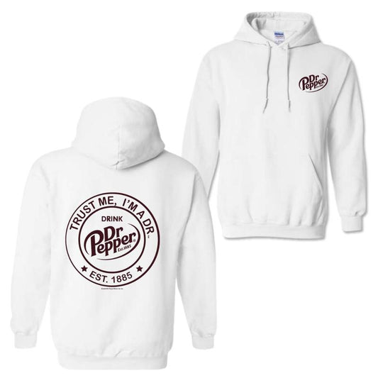 Drr Pepperr T-Shirt Hoodie- Fun Design Featuring Trust me I'm a Drr Graphic and Classic Drr Pepper, Perfect For Men For Women