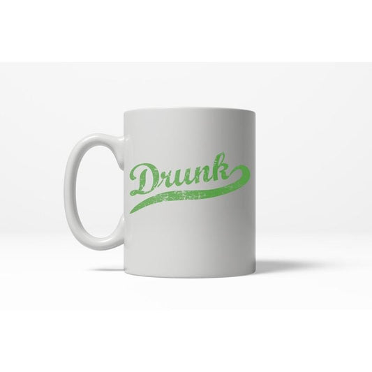 Drunk Athletic Swoosh Funny Coffee Addict Ceramic Drinking Mug  - 11oz Funny Coffee Mugs Ceramic Printed Drinkware Cup